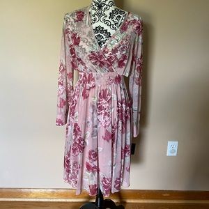 Enfocus Studio Pink Floral Dress